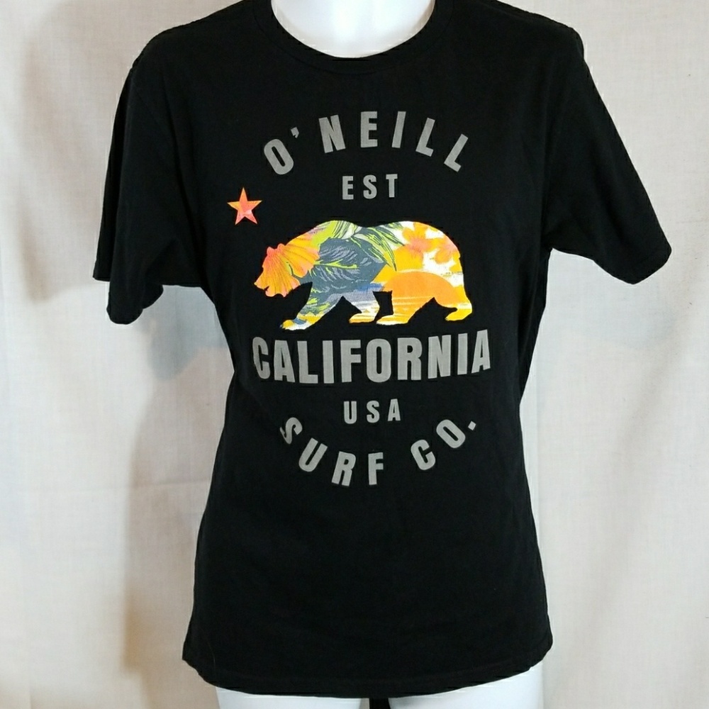 O'Neill Black California Surf Co. Tee